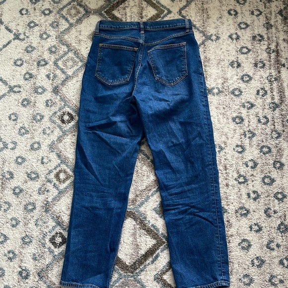 Abercrombie Ultra High Rise Ankle Straight Jean - Picture 12 of 12